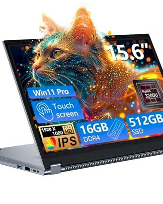 PC Portatile 2-in-1 Touchscreen da 15,6 Pollici
