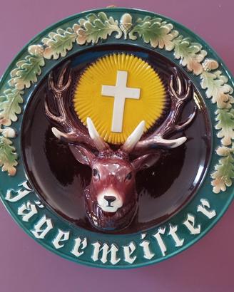 JAEGERMEISTER PIATTO PUBBLICITARIO DA PARETE