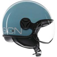 Casco Moto Jet Momo Design FGTR CLASSIC Candy Sky 