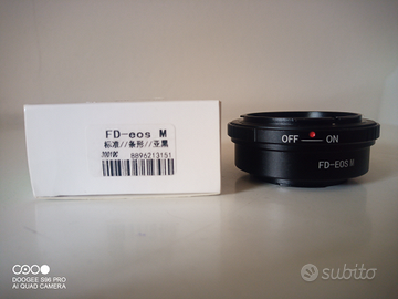 Anello adattatore obiettivo Canon FD - EOS M