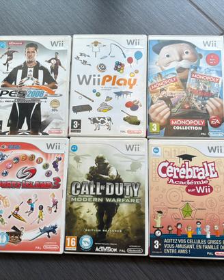 6 giochi Wii