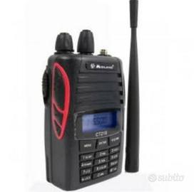 Radio vhf midland ct210 5 watt batteria litio nuov