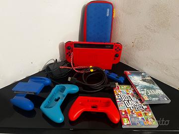 Nintendo Switch Edizione Limitata MARIO Rosso e Bl