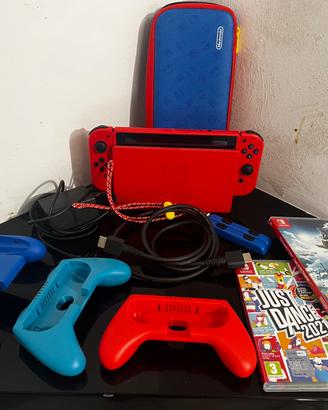 Nintendo Switch Edizione Limitata MARIO Rosso e Bl