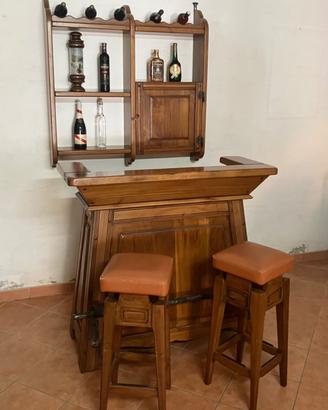 Angolo Bar in Legno Massello anni ‘80
