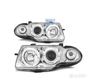 FARI OCCHI ANGEL OPEL ASTRA F 91-94 CROMATI