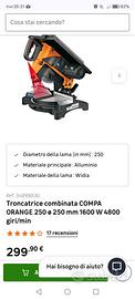 troncatrice compa orange 250