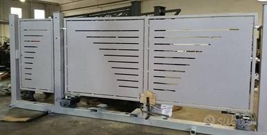 Cancello  Monoblocco Combinato moderno