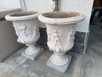 Vasi fioriere in cemento