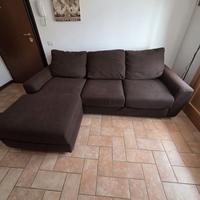 divano letto a 3 posti con penisola