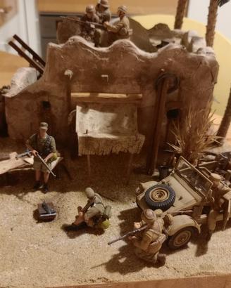 diorama africa korps scala 1 e 35 no spedizione 