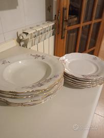 Durchen set di 6 piatti fondi e 6piattini 