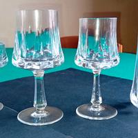 Bicchieri cristallo anni 70 