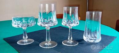 Bicchieri cristallo anni 70 