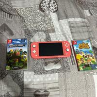 Nintendo switch lite corallo
