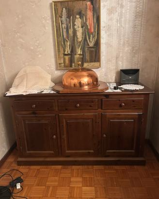 Credenza rustica in legno massello