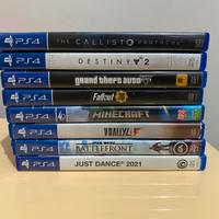 Lotto giochi PS4