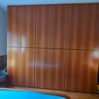 CAMERA DA LETTO COMPLETA IN LEGNO NOCE