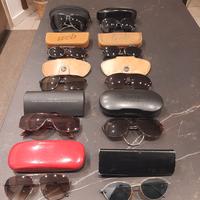 lotto di 10 occhiali vintage marcate