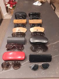 lotto di 10 occhiali vintage marcate