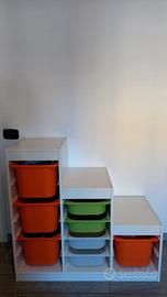 MOBILE   CONTENITORE  IKEA  BIANCO MODELLO TROFART