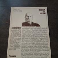 Scheda Mossolini e il fascismo le grande idee del 