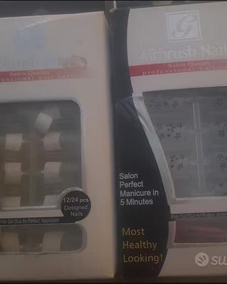 2 set stencil unghie