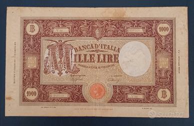 Banconote lira italiana lire 