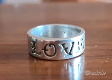 Anello El Rana in argento, fedina True Love