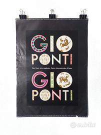 Mostra GIO PONTI 1987 - Grafica vintage