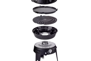 Barbecue campeggio a gas 4 in 1 nuovo