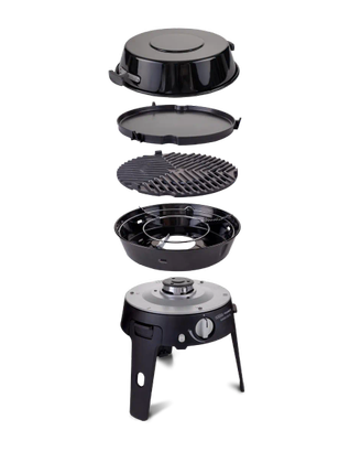 Barbecue campeggio a gas 4 in 1 nuovo