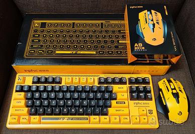 Tastiera + Mouse da Gaming Transformers Bumblebee