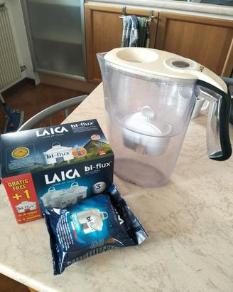 caraffa laica e 5 filtri nuovi 