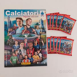 Album Calciatori Panini 2025-26 Nuovo + 10 bustine
