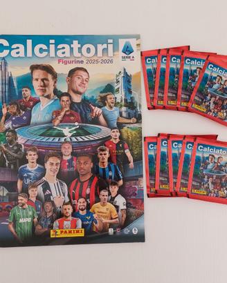Album Calciatori Panini 2025-26 Nuovo + 10 bustine