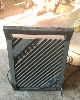 una cassa acustica amplificata della marca RBL int