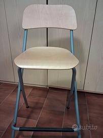 Sedia pieghevole da bar