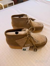 Clarks Wallabee Wedge donna cammello 37