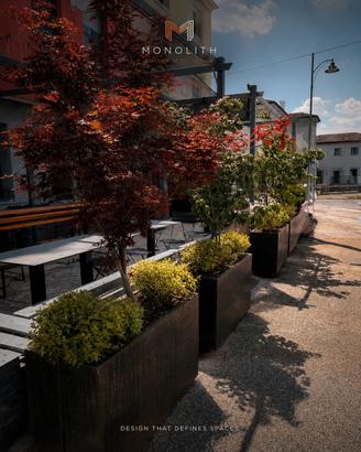 Fioriera Acciaio Corten 3mm Smontabile Design