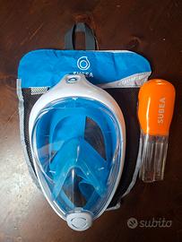 maschera snorkeling bambino taglia M
