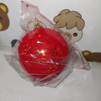 Pallina di natale singola in velluto 4 cm.