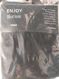 Tenda a filo nera 90x200cm