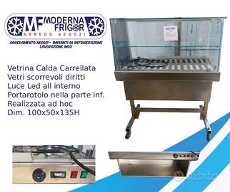 VETRINA CALDA CARRELLATA
