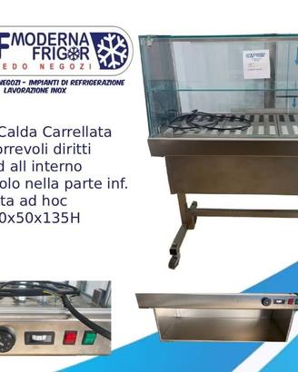 VETRINA CALDA CARRELLATA