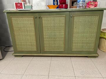 Mobili da cucina in midollino