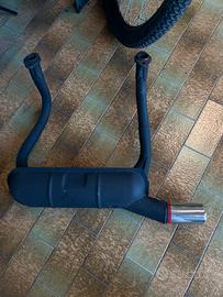 Marmitta sportiva fiat 500 F/L terminale cromato