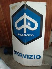 Tabella smaltata servizio Piaggio