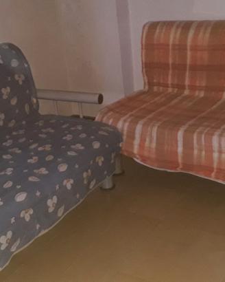 Divano pieghevole 120 cm, Larghezza.