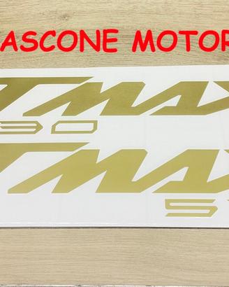 coppia adesivi scudo tmax 530 ORO